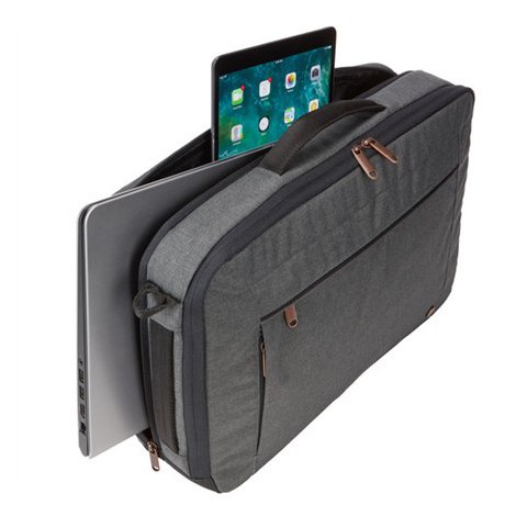 Case Logic | Fits up to size 15.6 "" | Era Hybrid Briefcase | Messenger - Briefcase/Backpack | Obsidian | Shoulder strap - 10